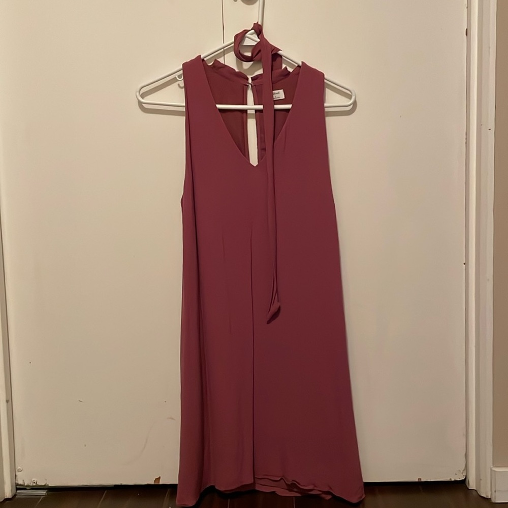 Wilfred/Aritzia Ethere choker mini dress